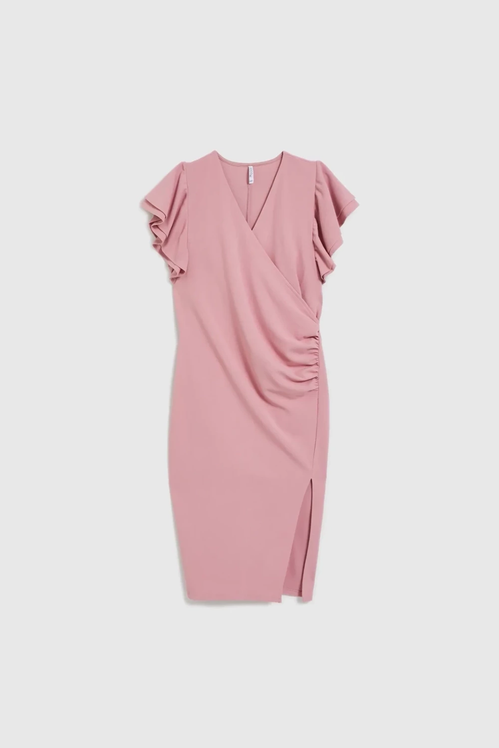 Women's midi dress MOODO - dusty pink