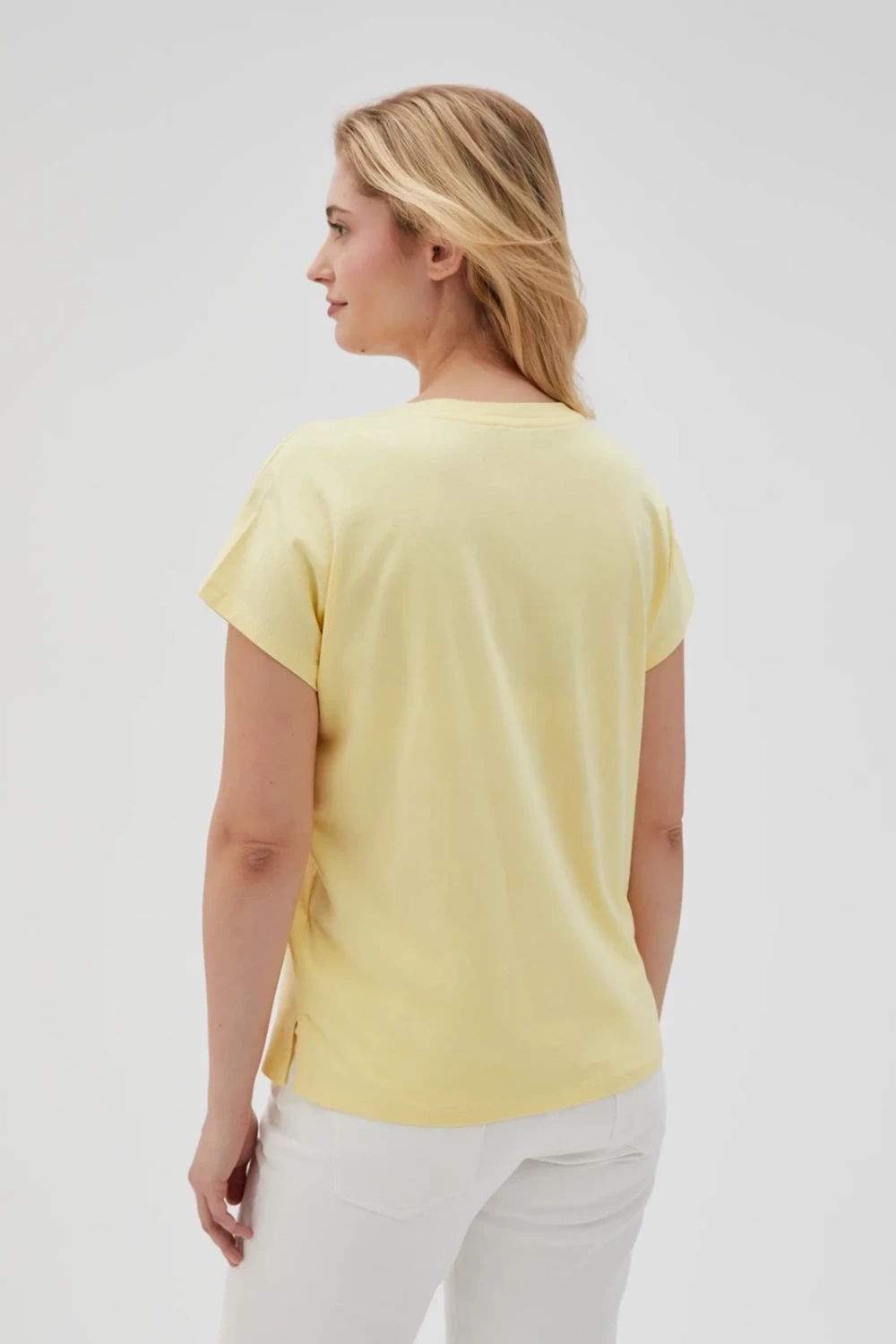 Marisse Women's T-Shirt L-Ts-4623 L.Yellow