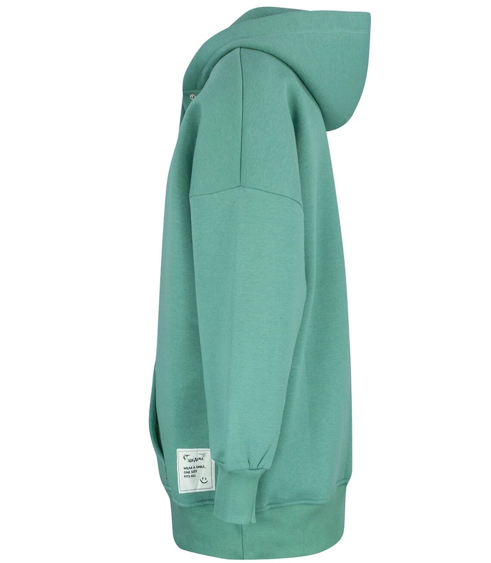 Pri Warm, smooth oversize hooded sweatshirt JANET