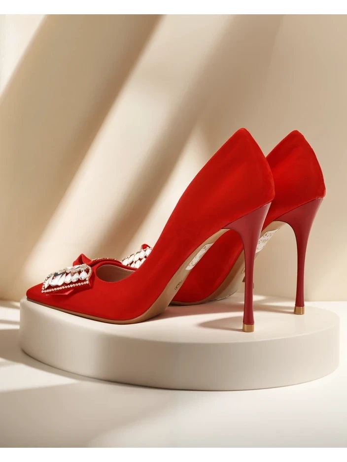 Resti Women's stiletto heels with a bow Cocarte