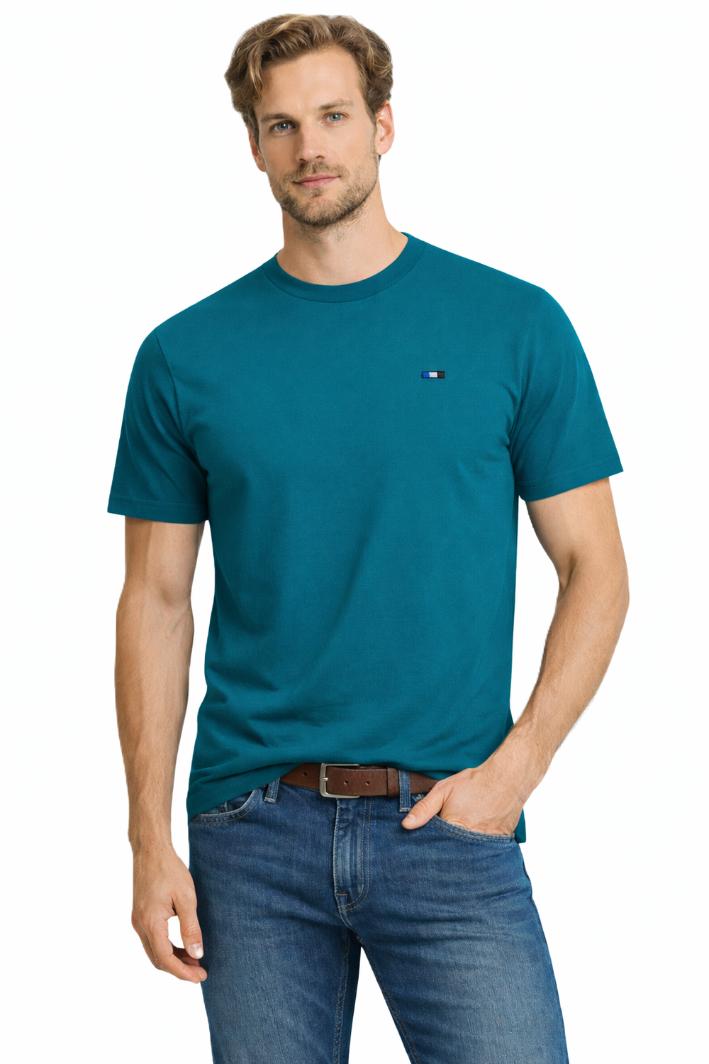 Мъжка тениска Carpocap Trend! - Тюркоазена