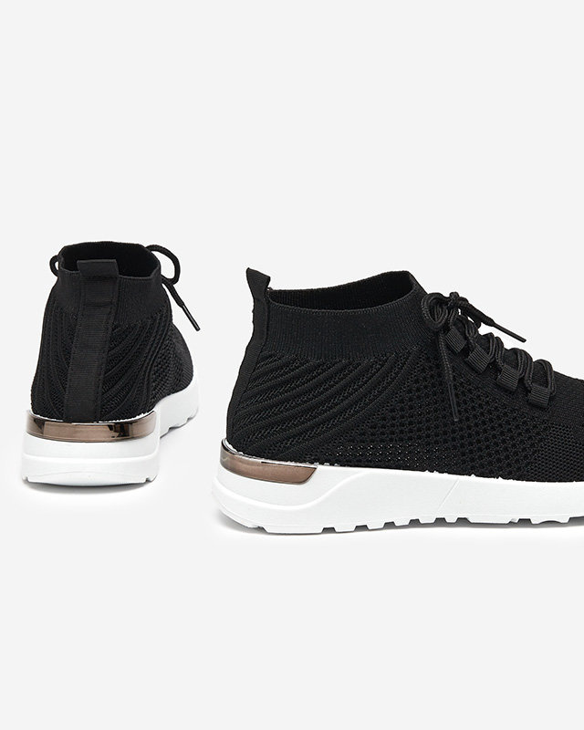 Resti Bamggy Women&#039;s Black Fabric Sports Shoes - Footwear