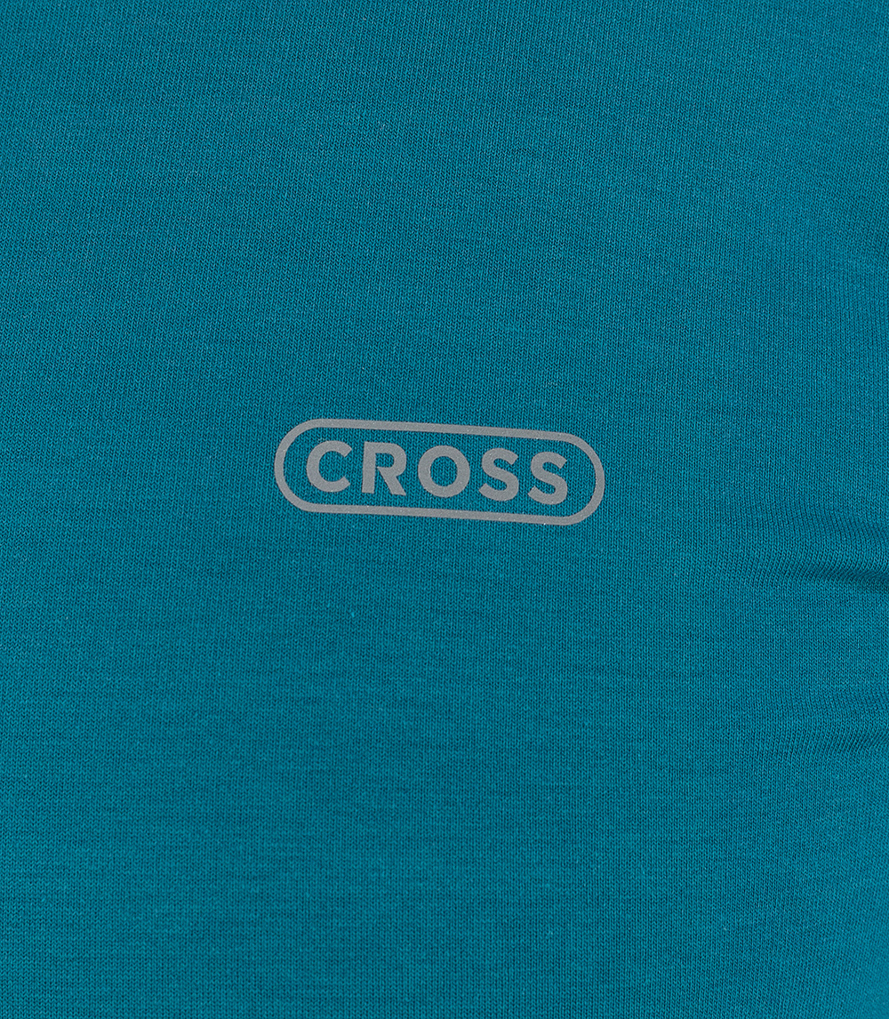 Pri Men's hoodless sports sweatshirt with small reflector