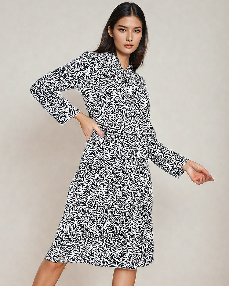 Resti Womens midi dress with print