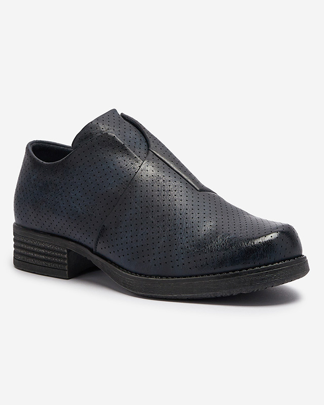 Resti navy blue women's eco leather half shoes Ilioppa