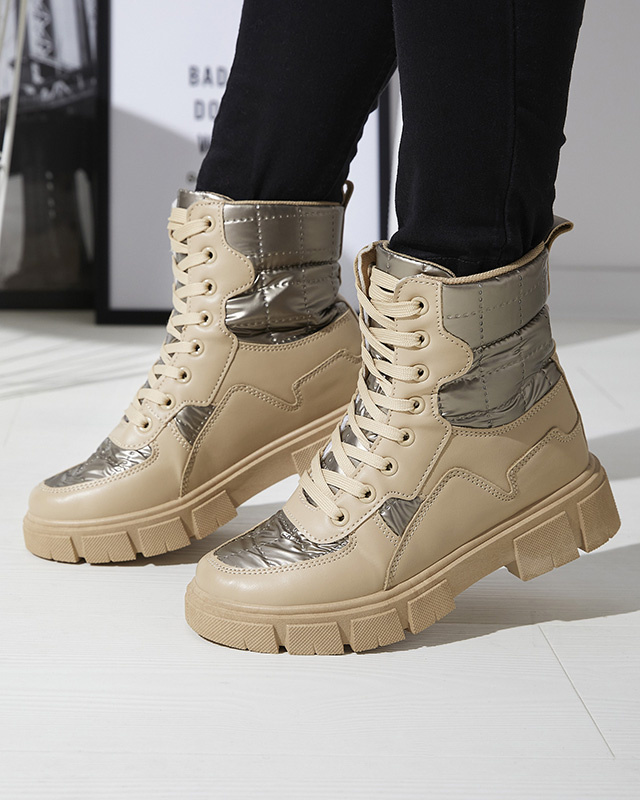 Resti Light brown women&#039;s uninsulated bagger boots Qertera- Footwear