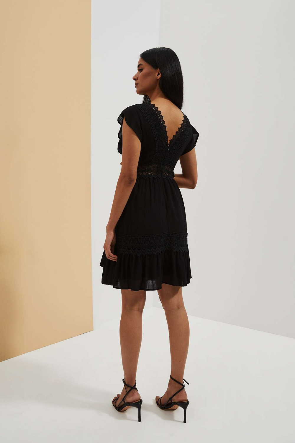 Marisse Women&#039;s Dress L-Su-4045 Black