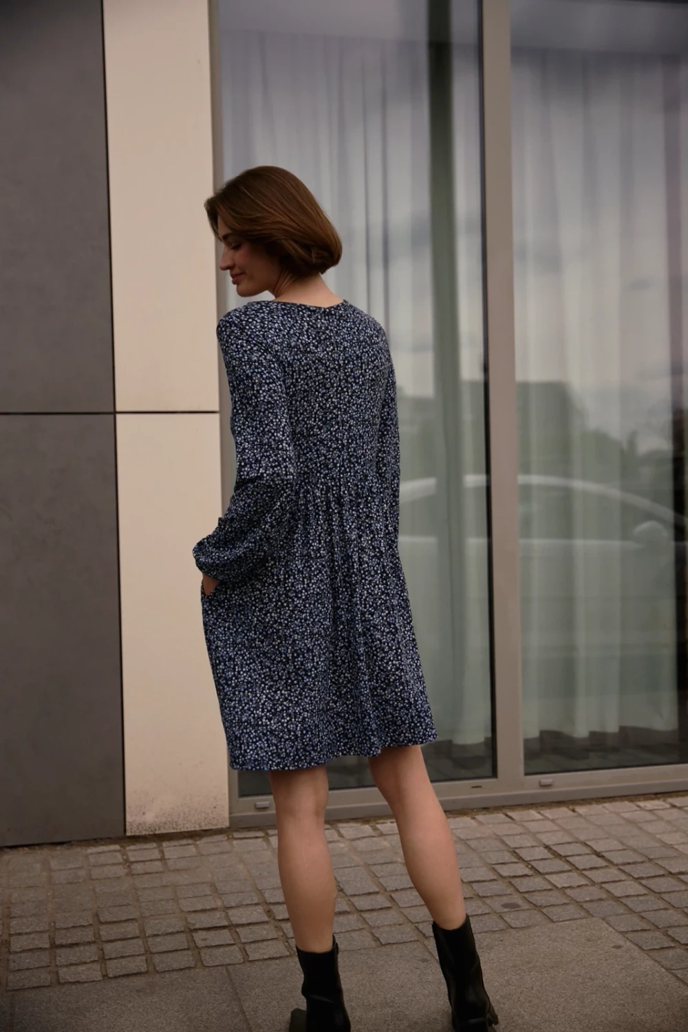 Marisse WOMEN'S DRESS Z-SU-4803 NAVY