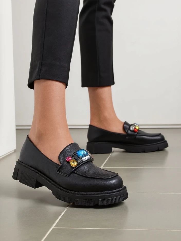 Resti Womens moccasins with beads Narisco