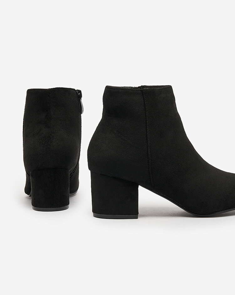 Resti Black women's low stiletto boots Referra