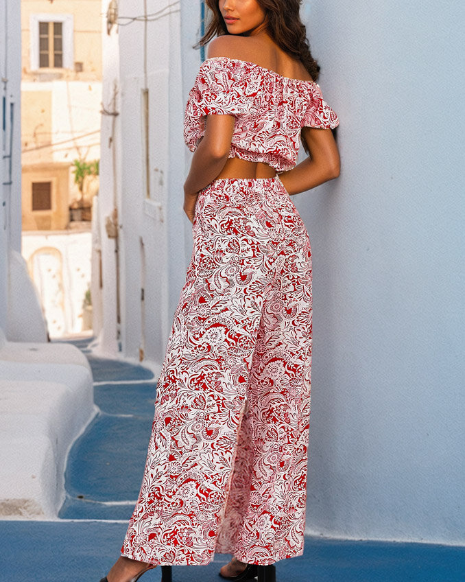 Resti Two-Piece Women's Printed Set
