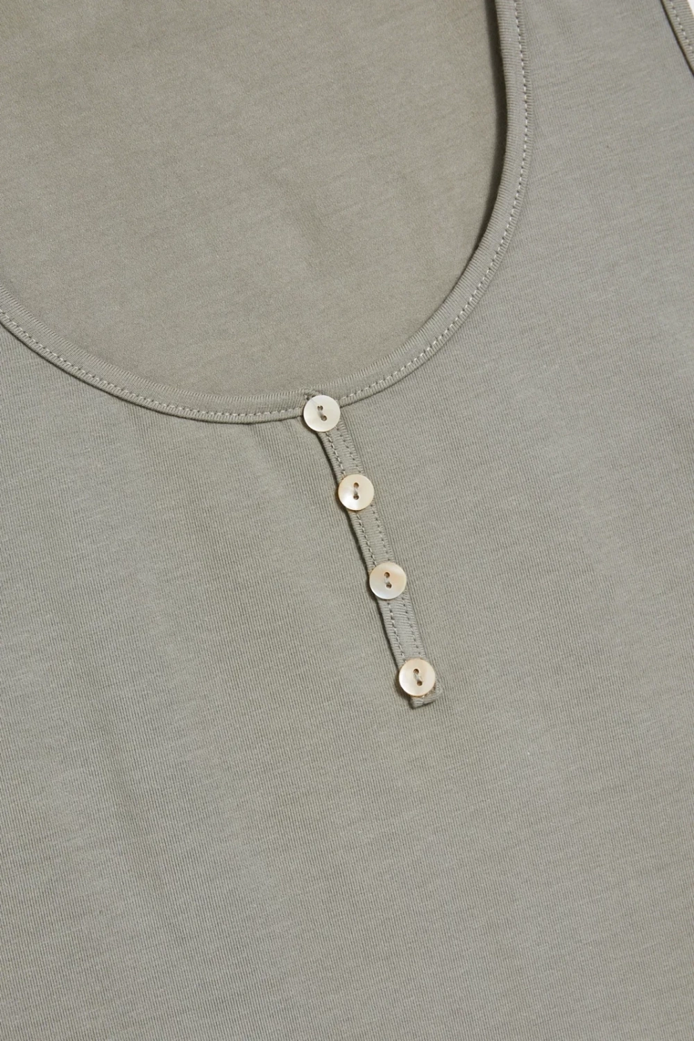 Marisse Plain Olive Top