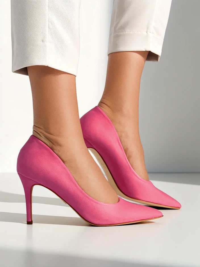 Resti Women's Eco Suede Heels Scazze