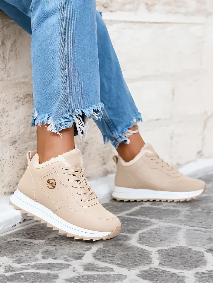 Resti Beige insulated women&#039;s sports shoes Lahho