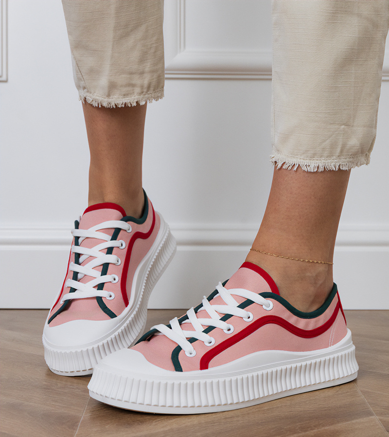 Gemre Adidași roz Salis pentru femei cu platformă