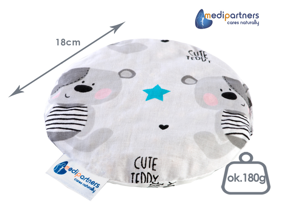 Medi Partners Children's cherry seed thermofor - Teddy bear