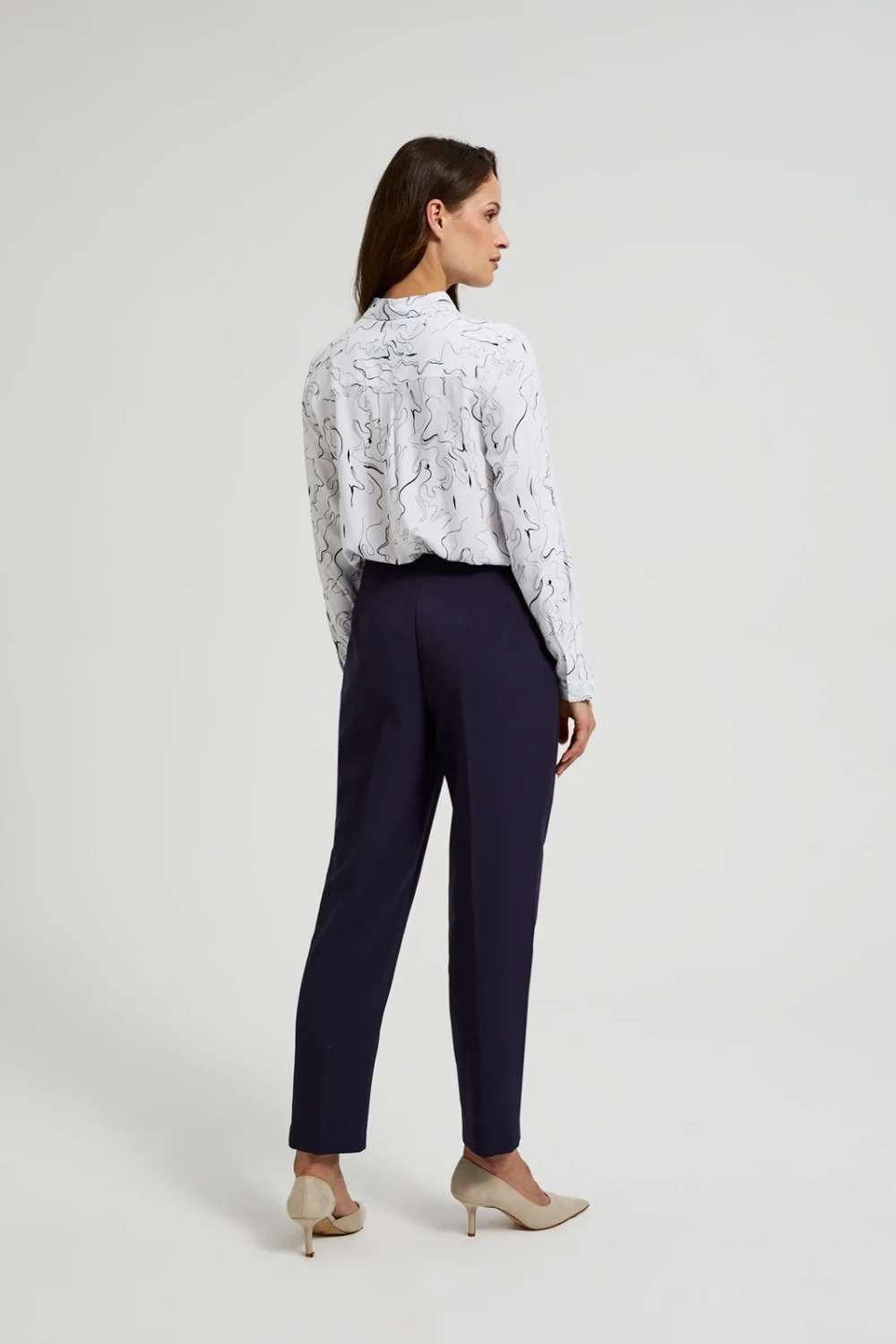 Marisse Women's Trousers Z-Sp-4513 Navy