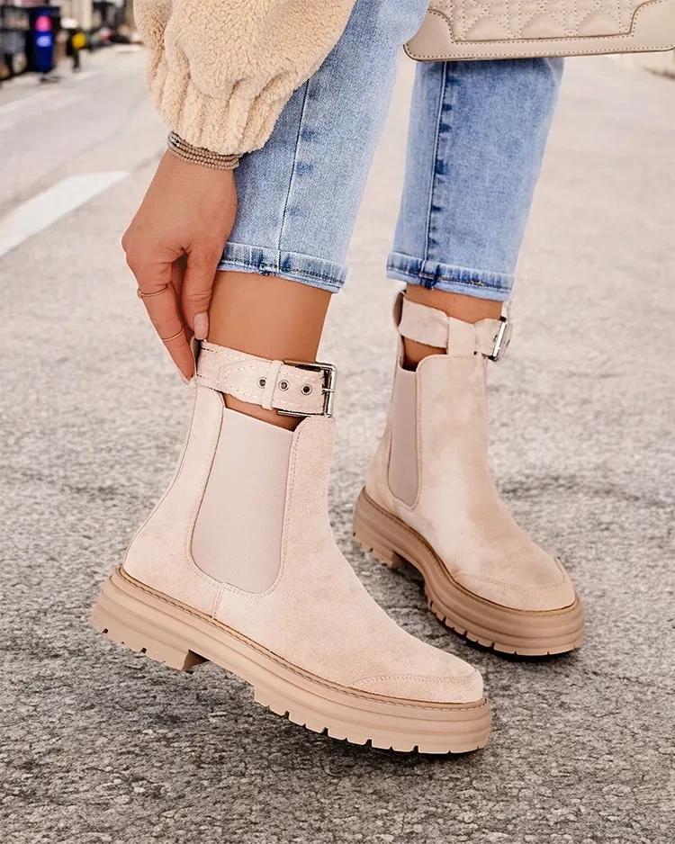 Resti Women&#039;s ankle boots with decorative strap Ozzoas