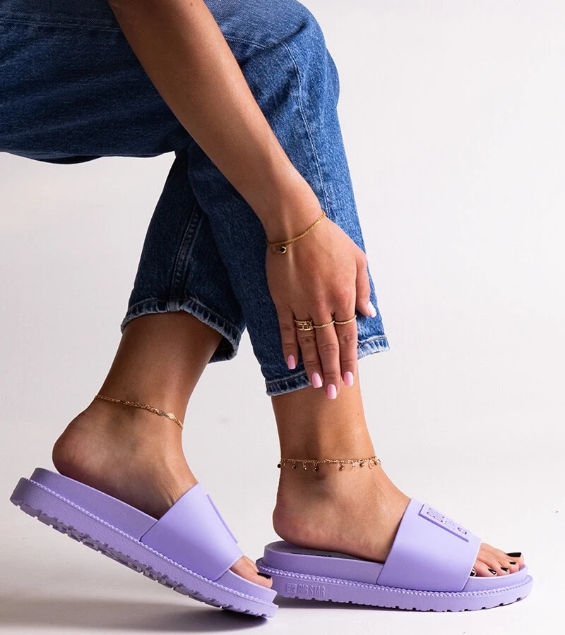 D/CEO Beige slides with fur Adelma