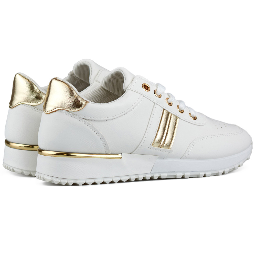 primohurt Białe casualowe buty sportowe wygodne damskie