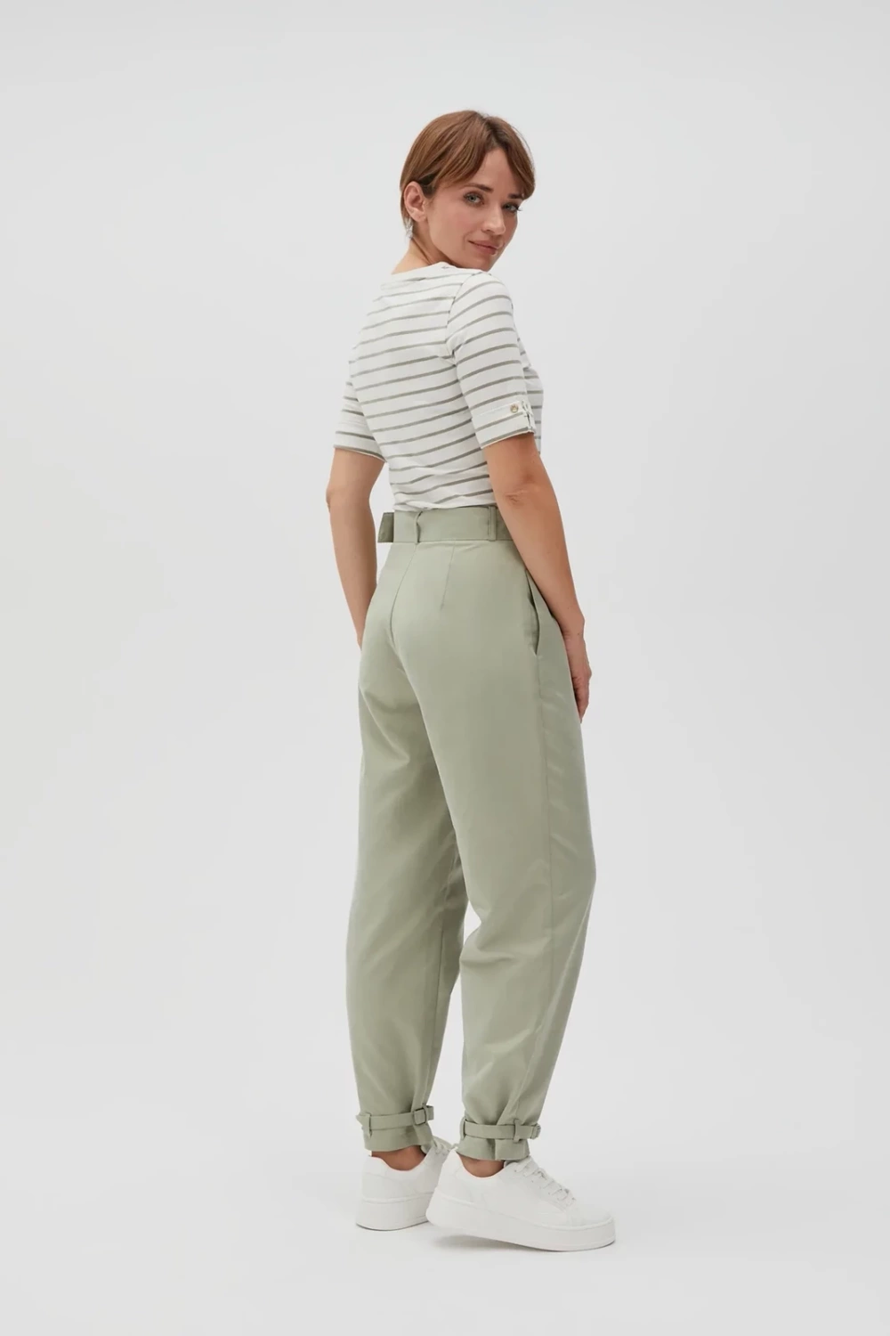 Marisse Women's Trousers L-Sp-4606 Olive