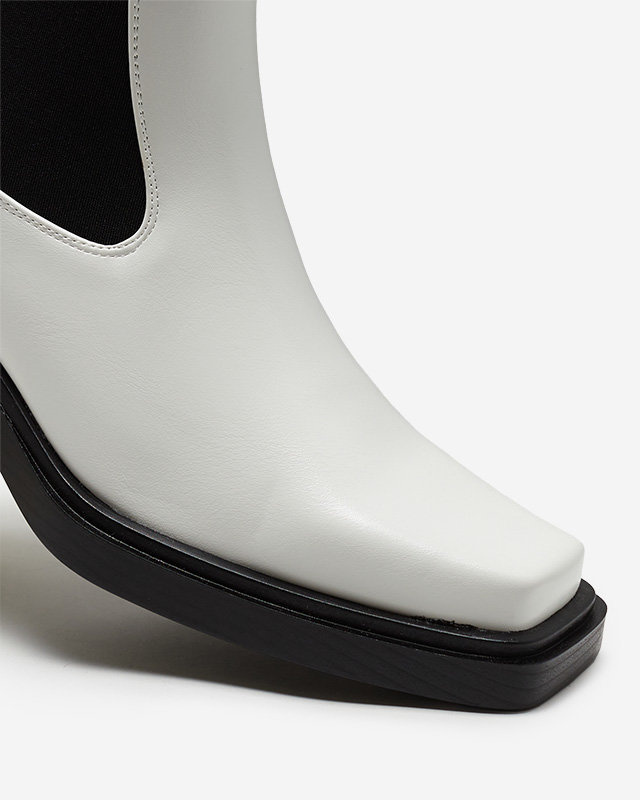 Resti White women&#039;s high slip boots Darran - Footwear