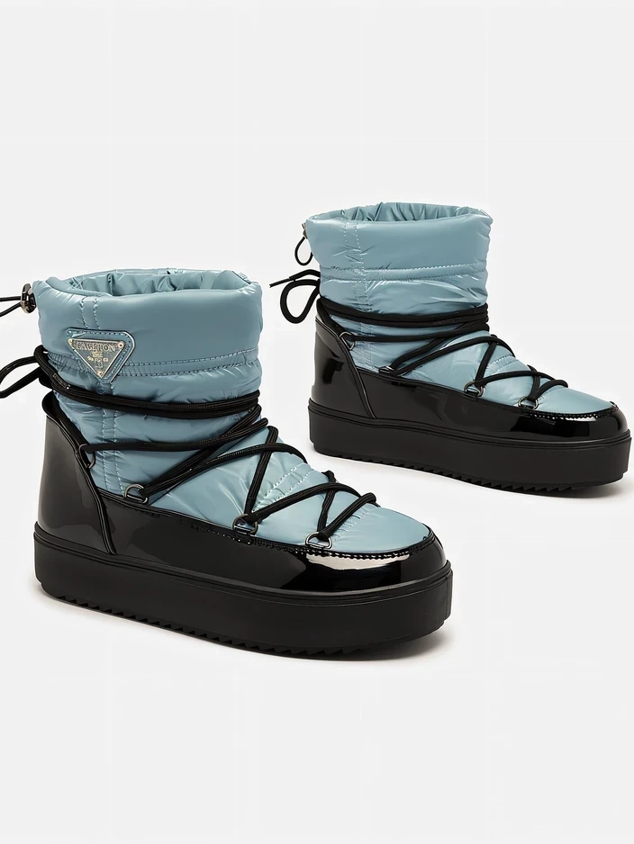 Resti Women&#039;s slip-on boots a&#039;la snow boots in blue Vevnose
