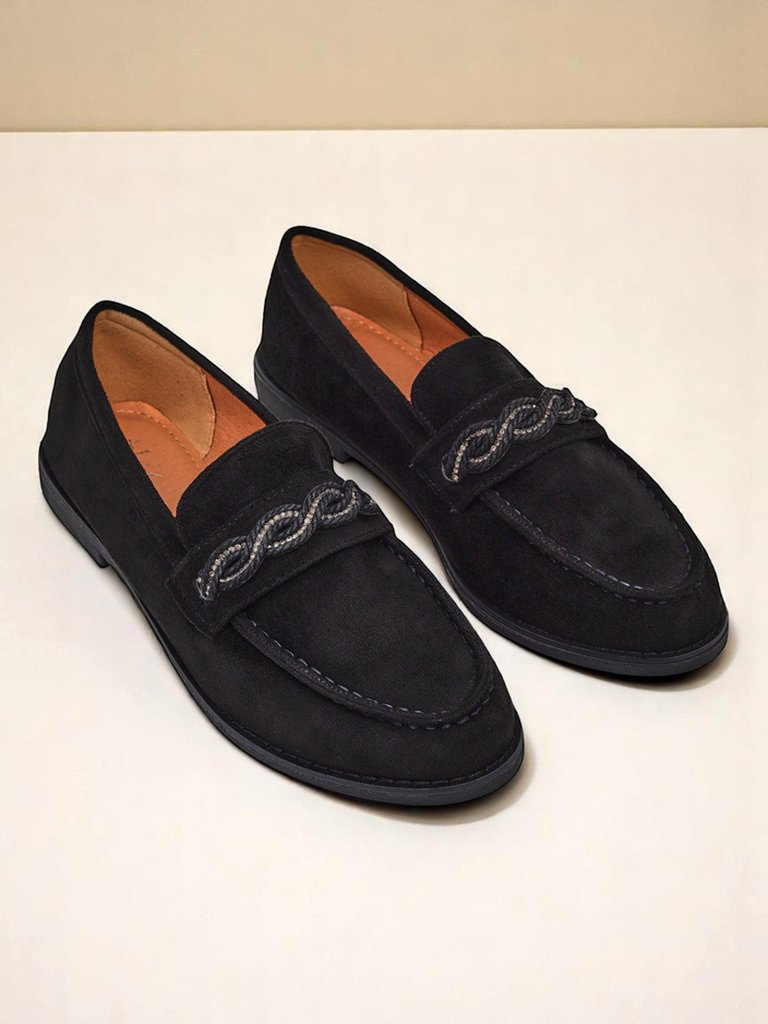 Resti Zanetes Elegant Women&#039;s Woven Moccasins