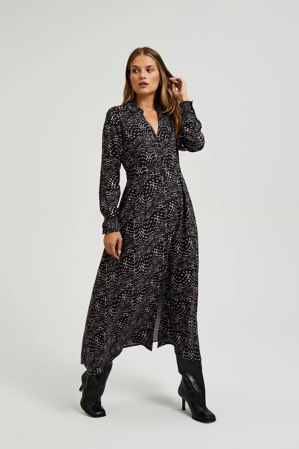 Marisse Women&#039;s Dress L-Su-4602 Black