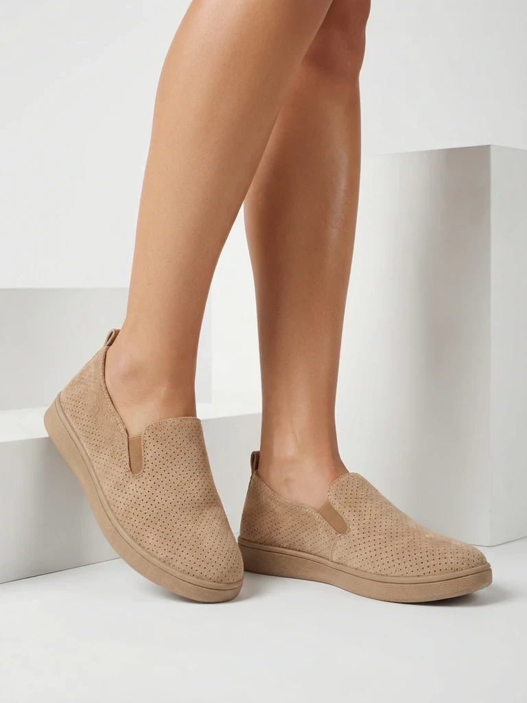 Dámske slip-on topánky Resti Openwork