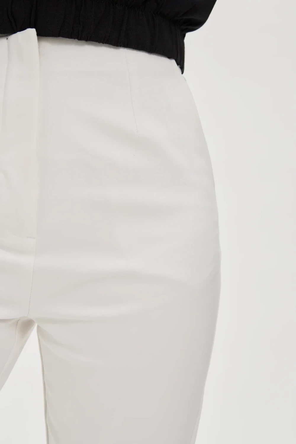 Marisse Women's Trousers L-Sp-4615 Off White