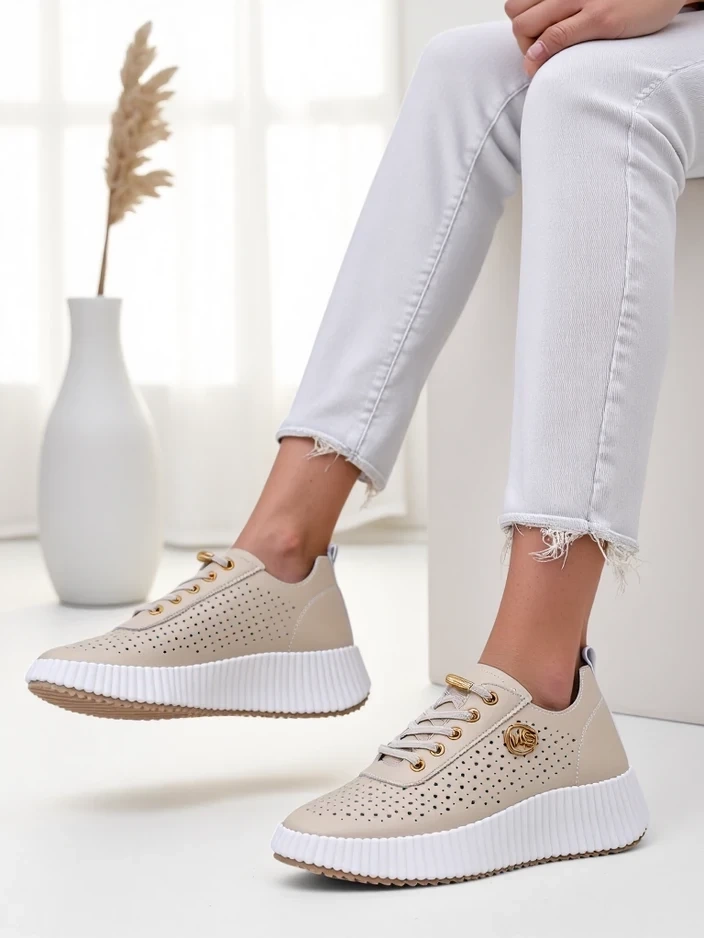 Resti Womens sporty lace-up sneakers Jovenes