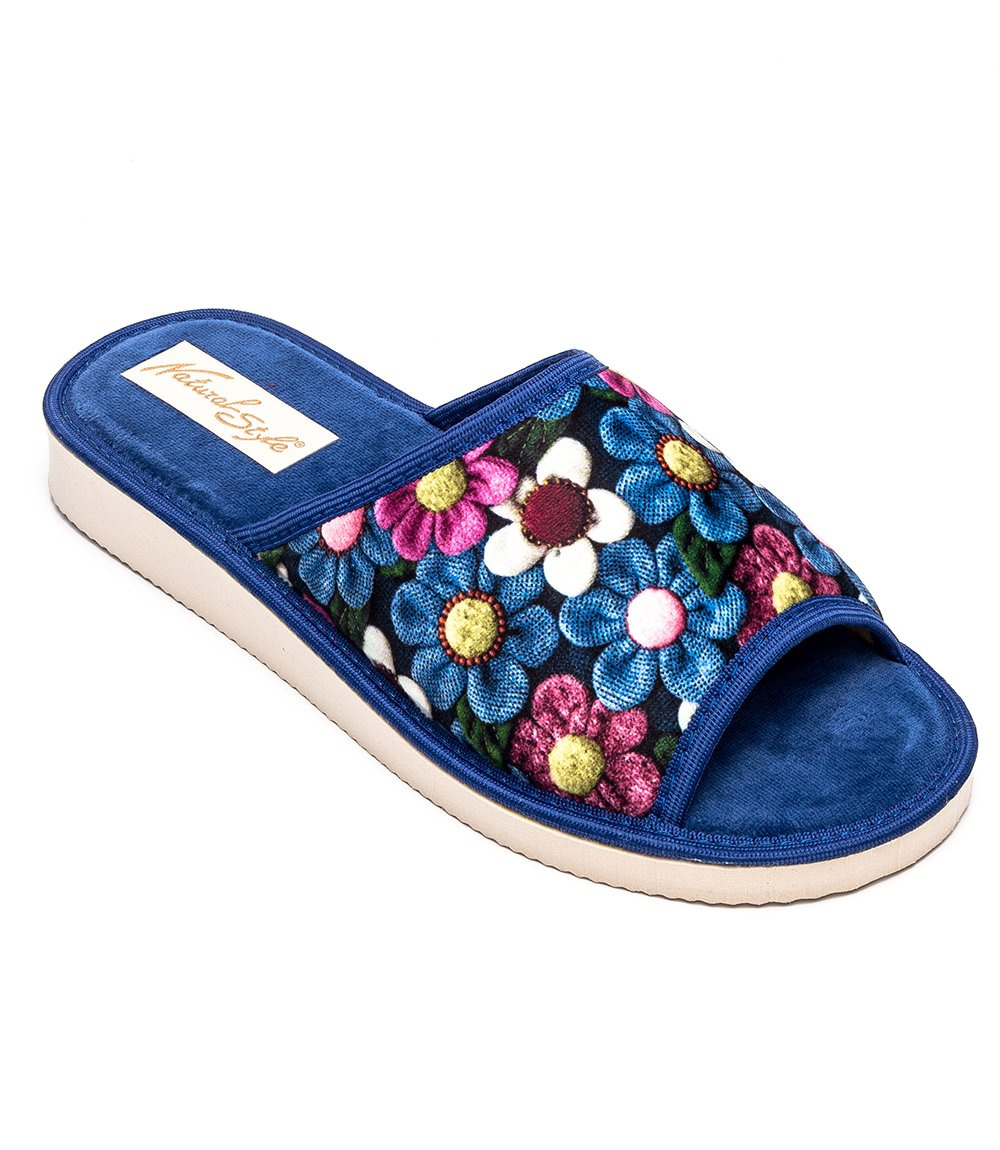 Dámske papuče Natural Style NS-049 modré
