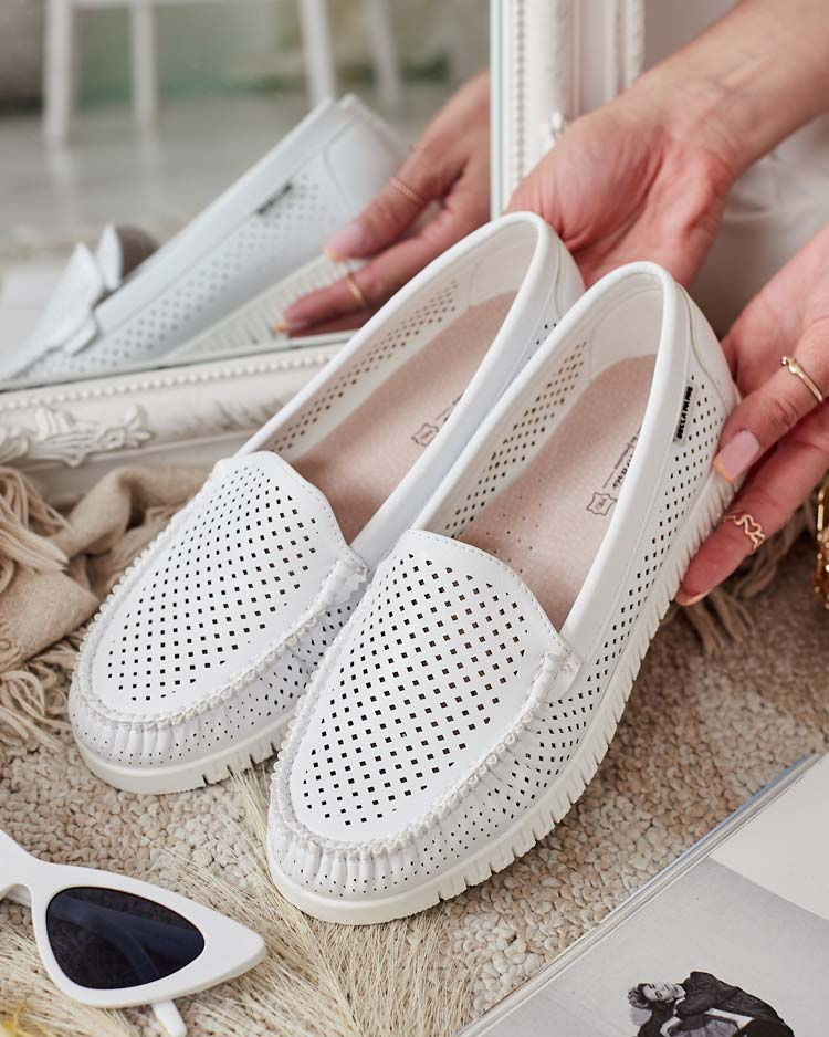 Resti Women&#039;s leather moccasins Nafis