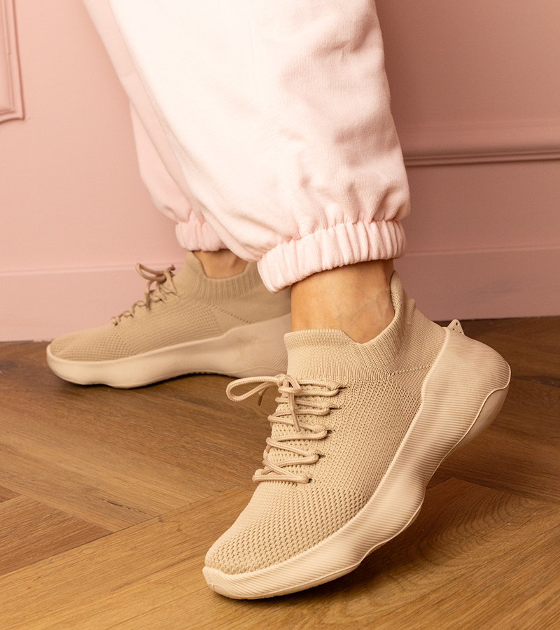 Gemre Adidași sport bej cu șosetă Zurry