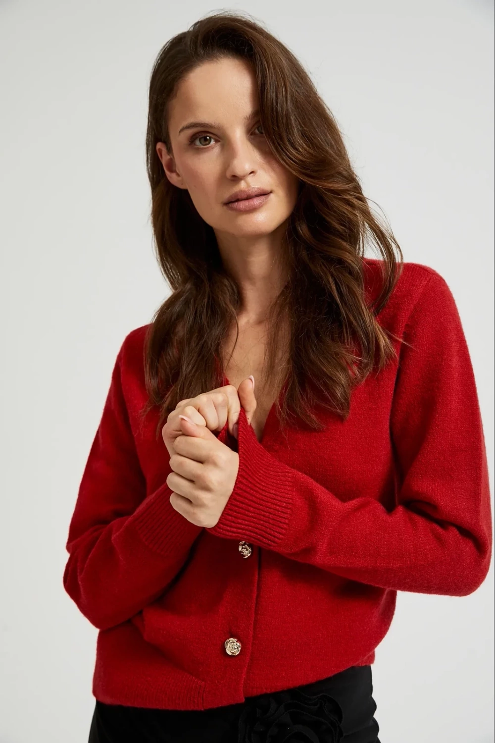 Marisse Women&#039;s Sweater Z-Sw-4566 Red