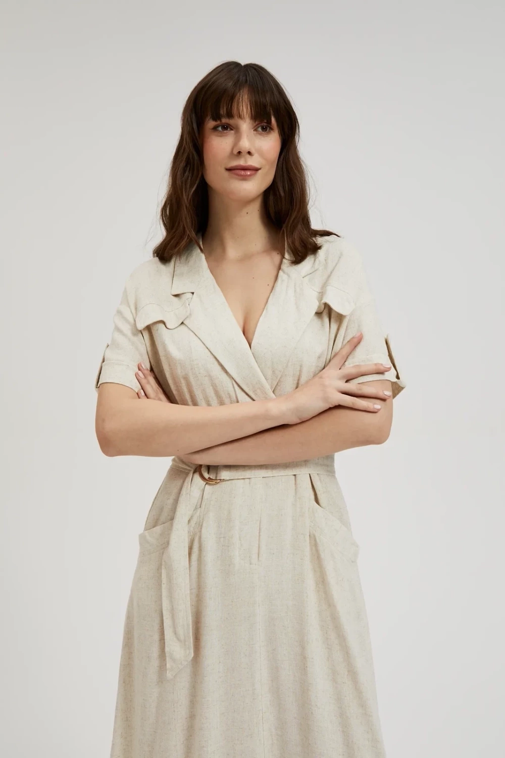 Marisse Women's Dress L-Su-4313 L.Beige
