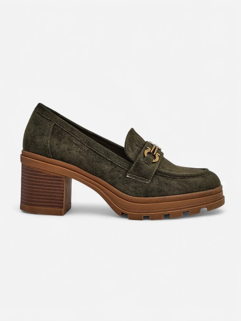 Resti Womens heeled moccasins Tollinge