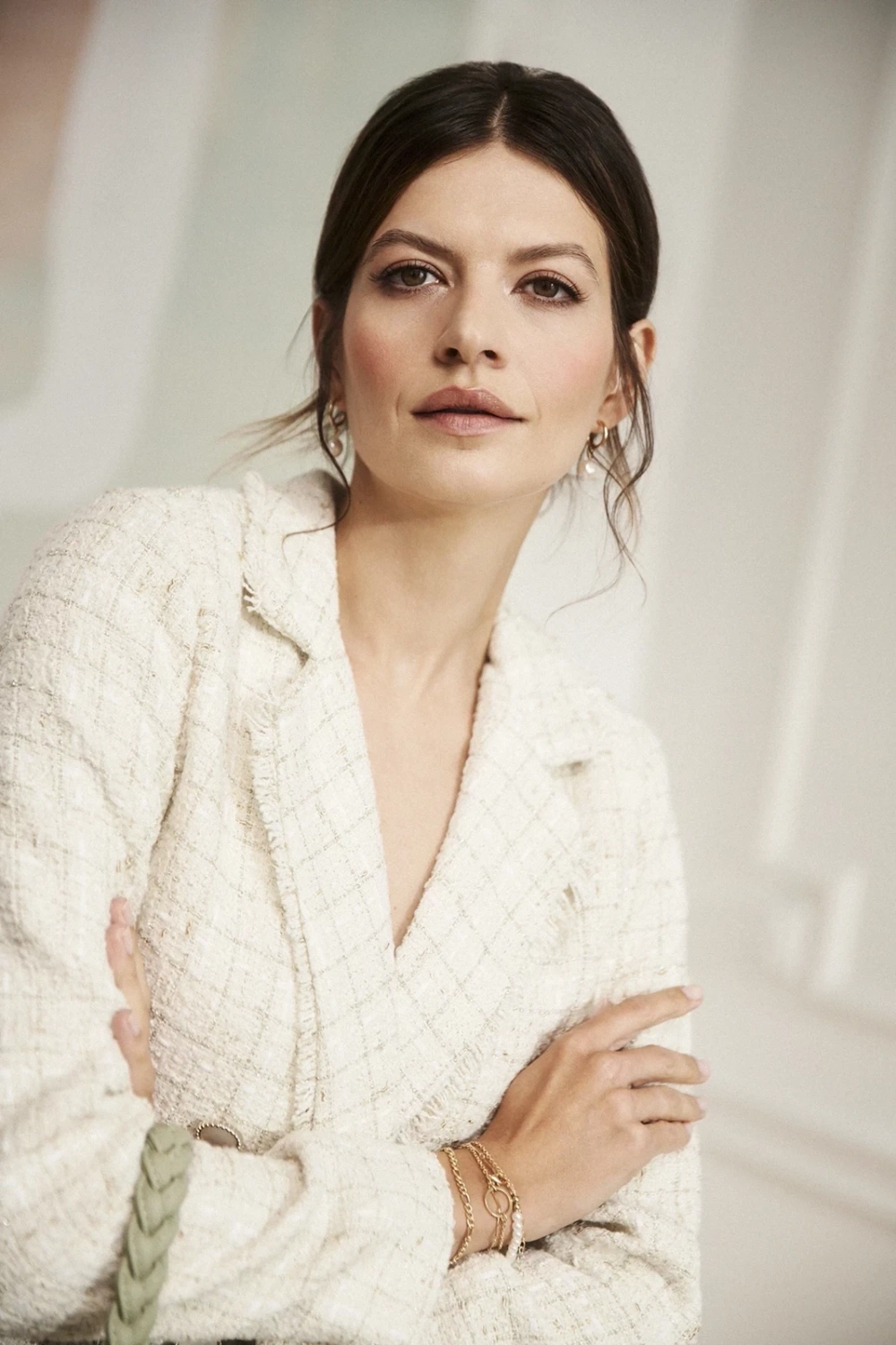 Marisse Women's Jacket L-Mr-4311 Off White