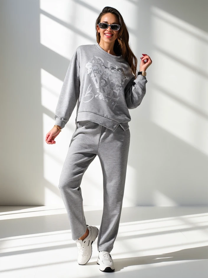 Resti Women's viscose set with print