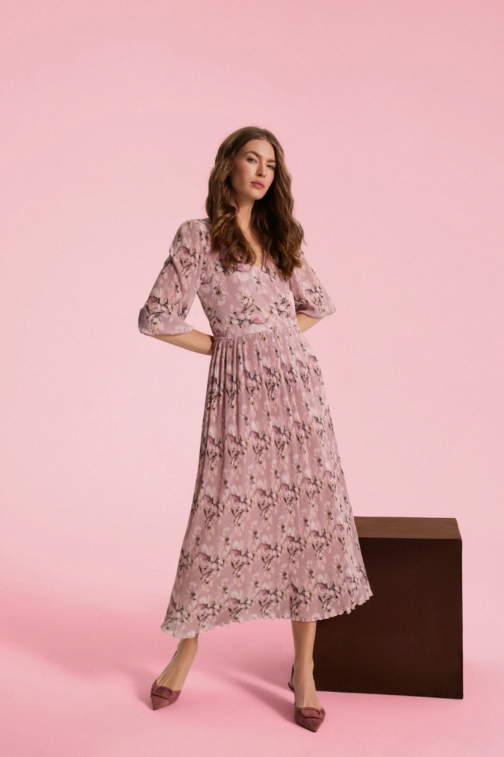Dámske šaty Marisse DUSTY PINK