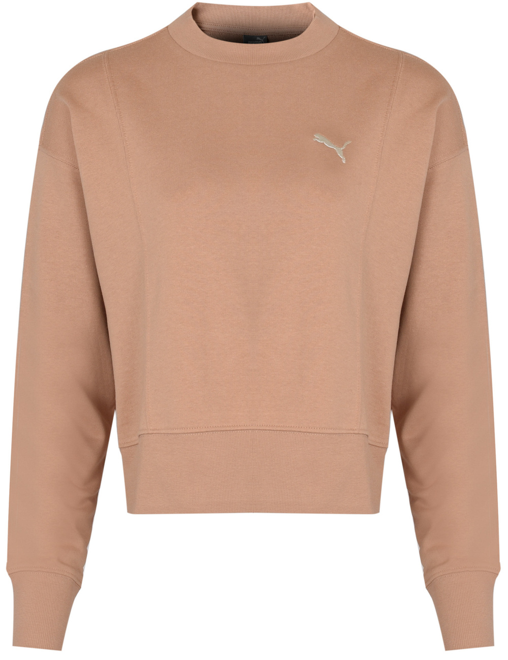 PUMA Mikina HER Crew Dusty Tan