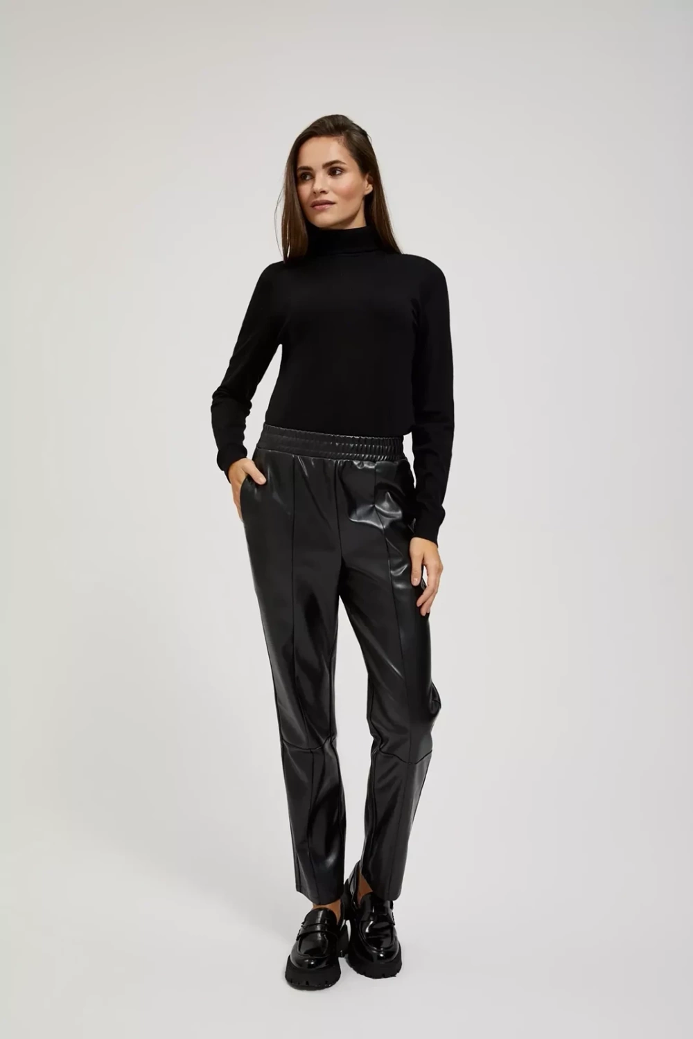 Marisse Black Turtleneck Sweater