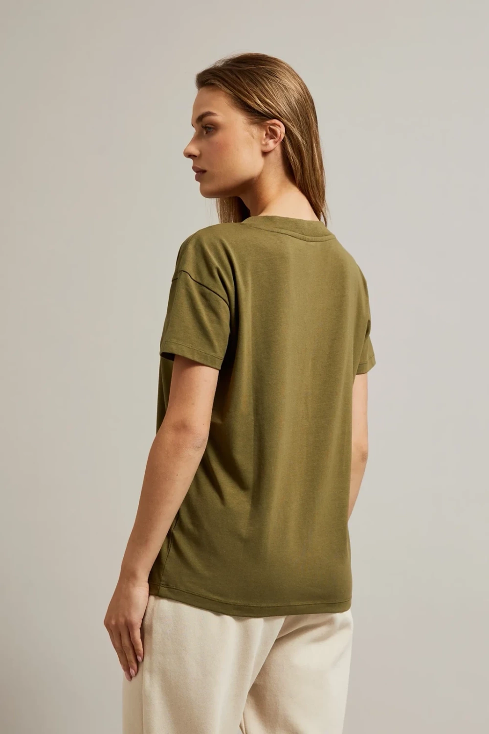 Marisse Women's T-Shirt Z-Ts-4500 D.Olive
