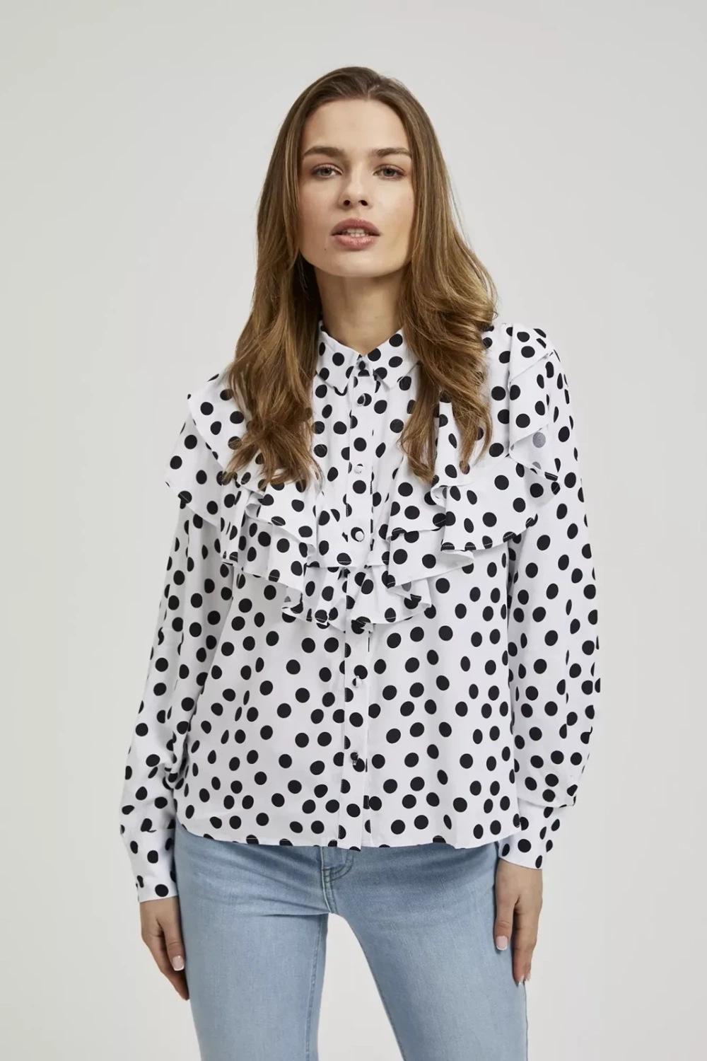 Marisse Women&#039;s Shirt L-Ko-4310 Black_White