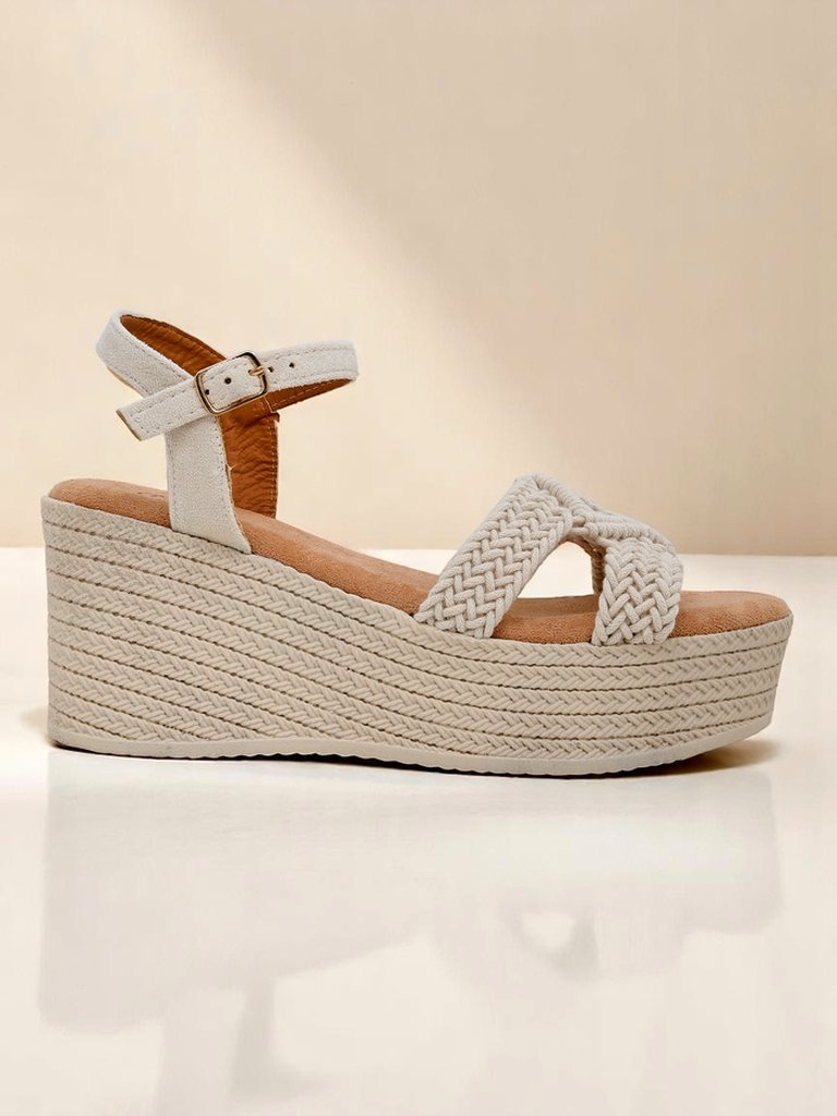 Resti Women&#039;s wedge sandals braided Sunny Day