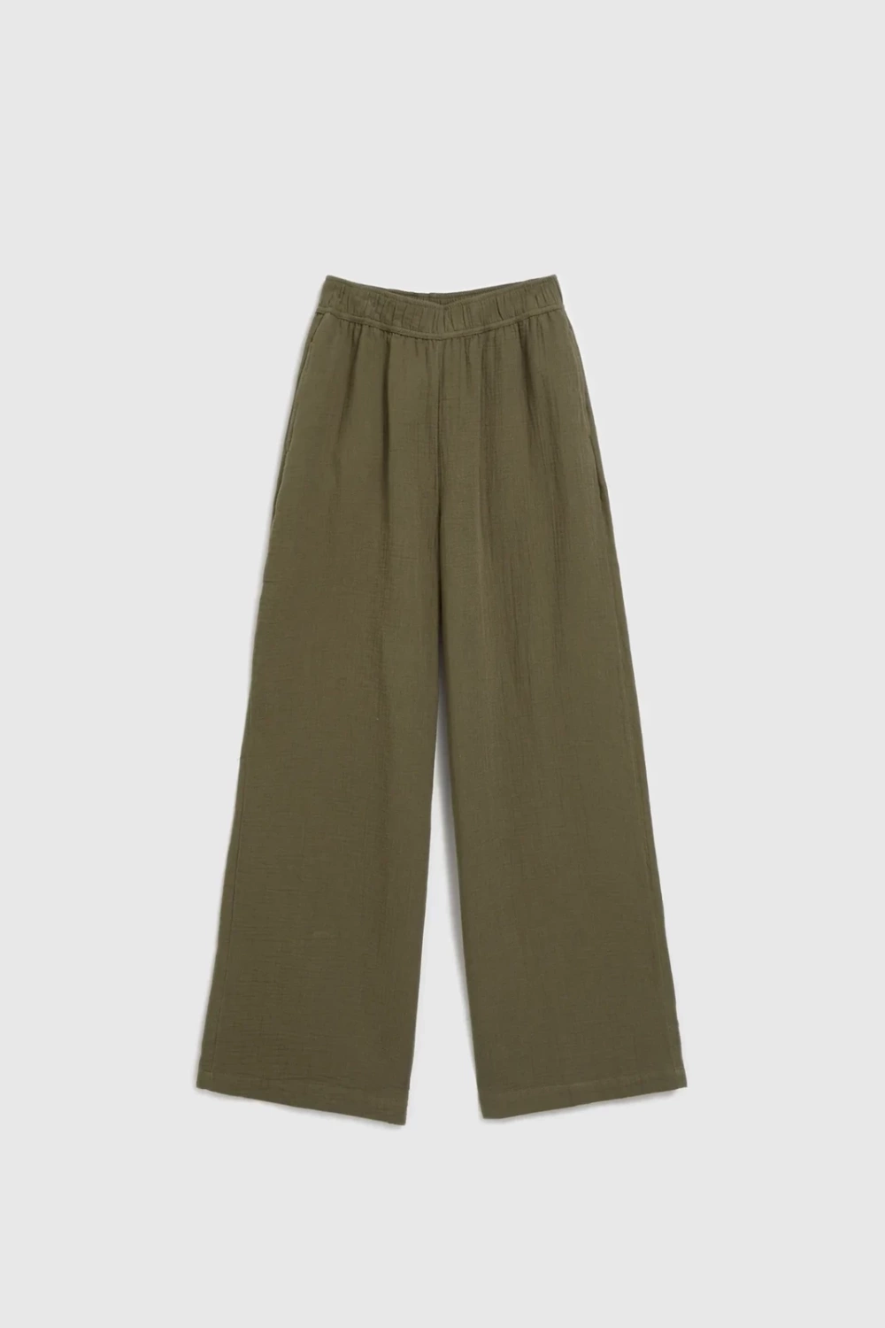 Women's summer trousers MOODO - khaki