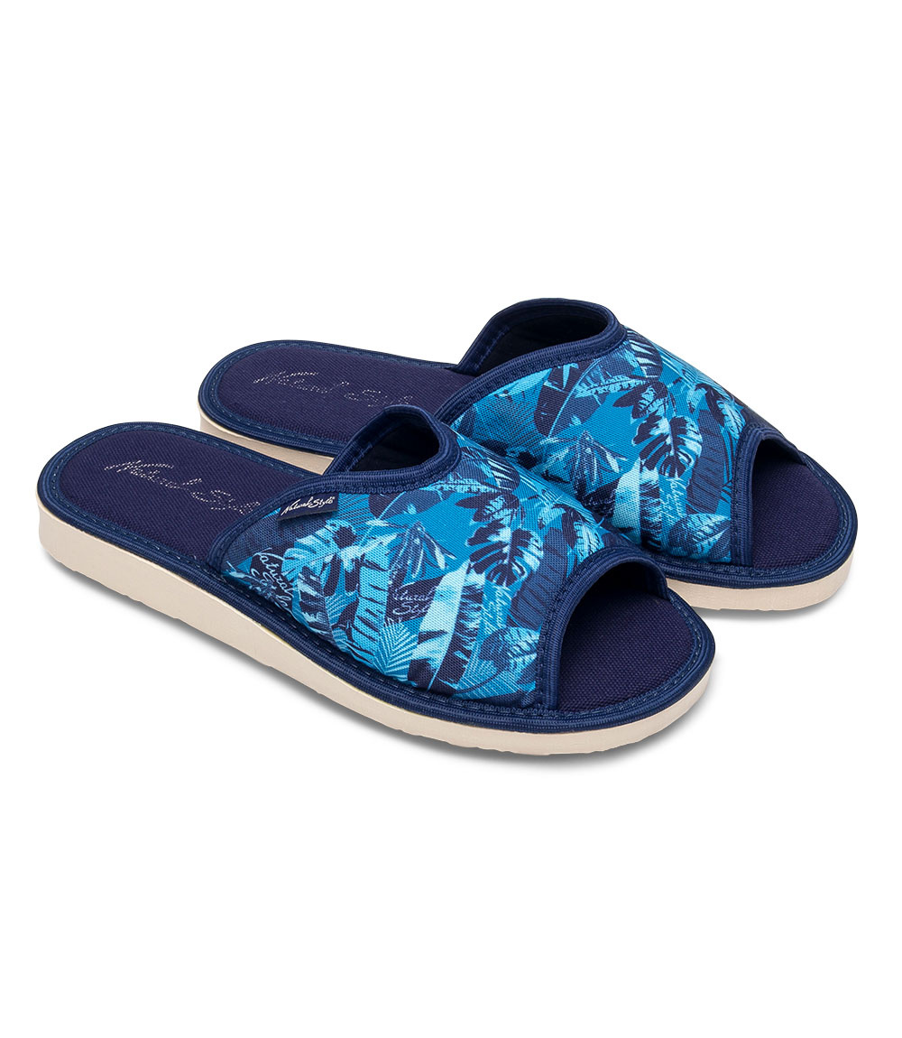 Dámske papuče Natural Style NS-064 modré