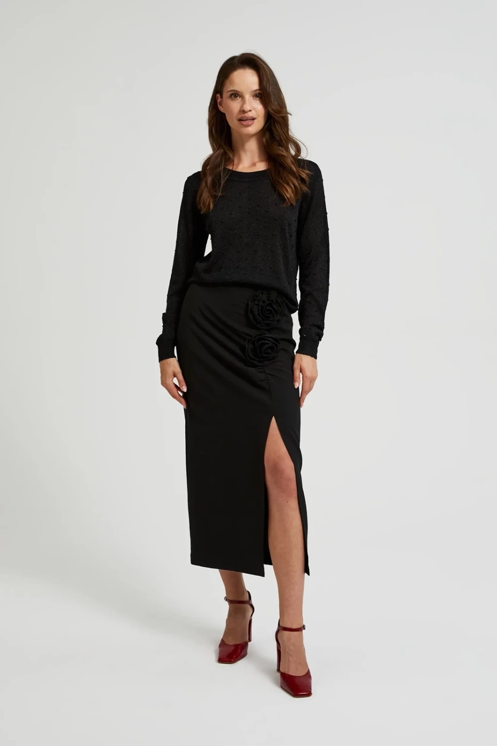 Marisse Women's Sweater Z-Sw-4533 Black
