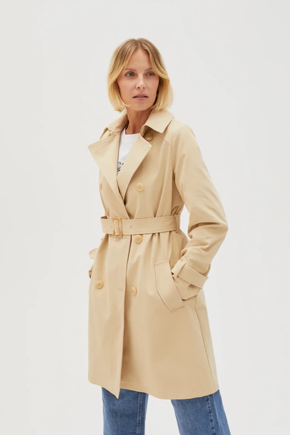 Marisse Women's Jacket L-Ku-4603 Beige